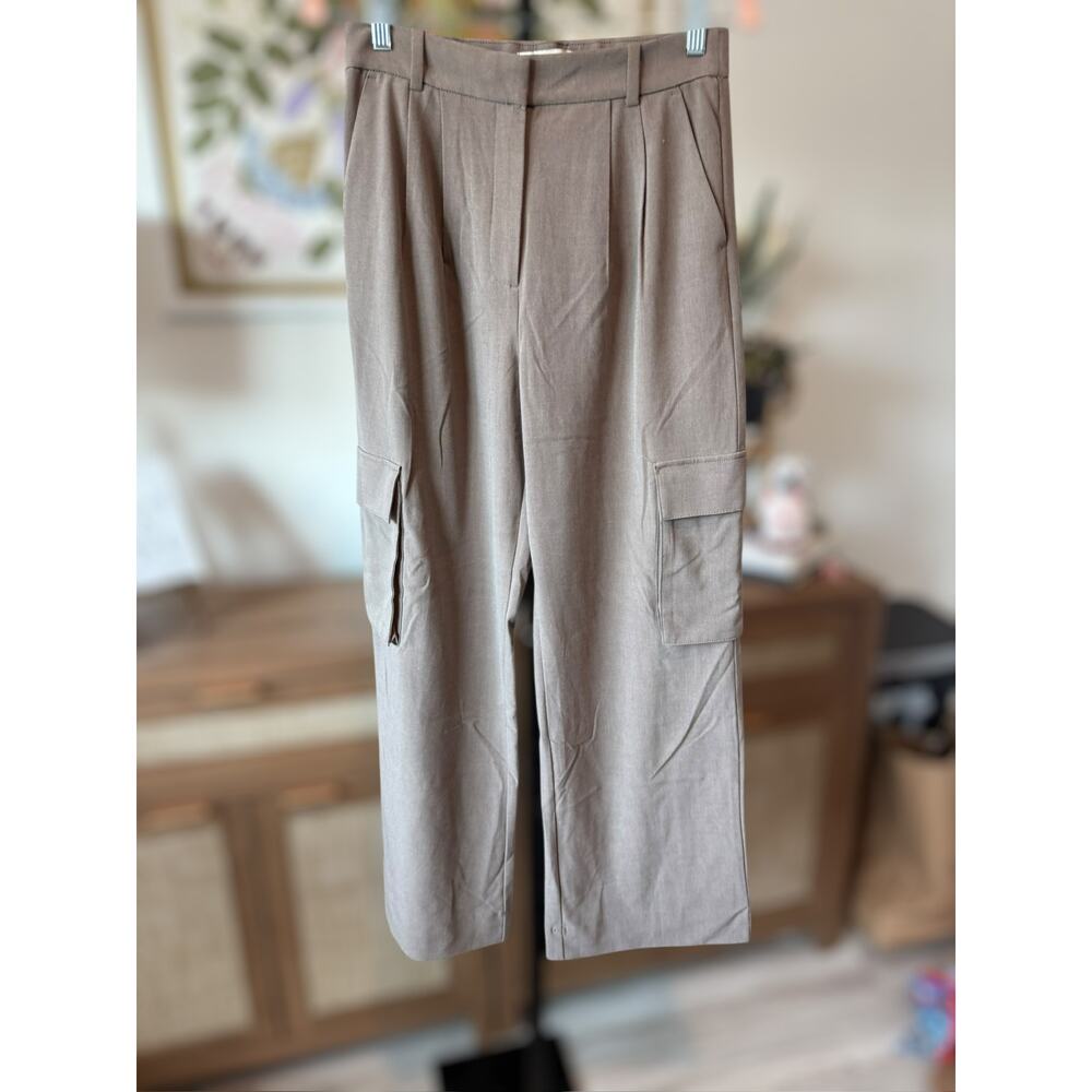 Abercrombie & Fitch Sloane Lightweight Tailored Cargo Pant Beige Womens Sze 27/4 - Picture 11 of 13